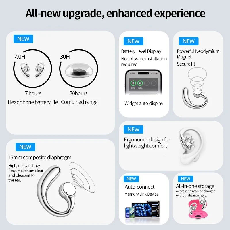 Magnetic Chrome Headphones